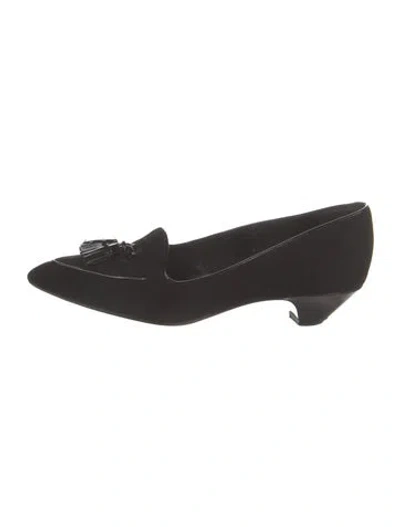 Pre-owned Walter Steiger Suede Pumps In Black