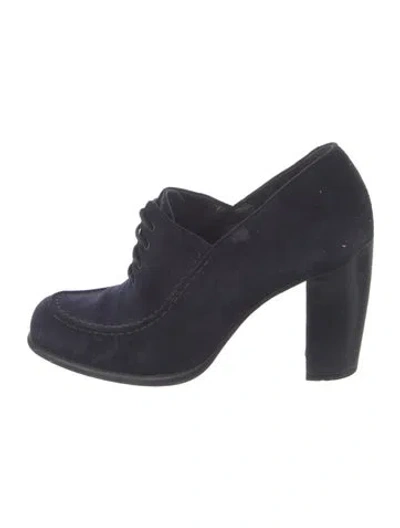 Pre-owned Walter Steiger Suede Pumps In Blue