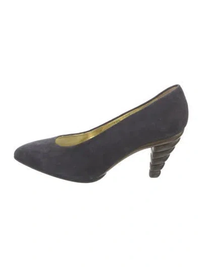 Pre-owned Walter Steiger Suede Pumps In Grey
