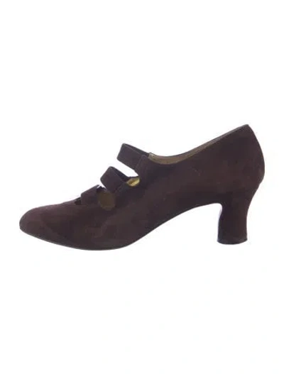 Pre-owned Walter Steiger Suede Pumps In Purple