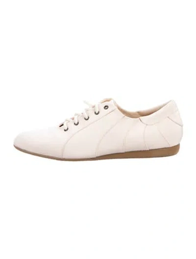 Pre-owned Walter Steiger Suede Sneakers In Neutral