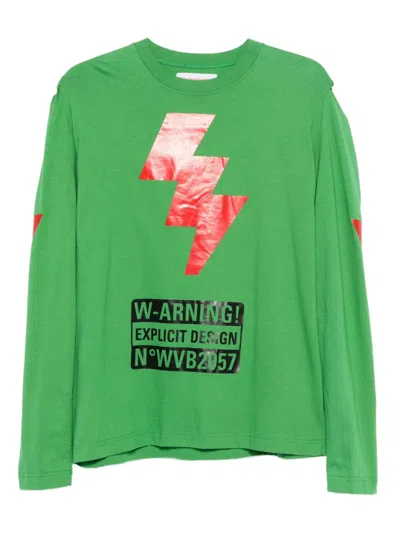 Pre-owned Walter Van Beirendonck 2009 Explicit Hoodie In Green