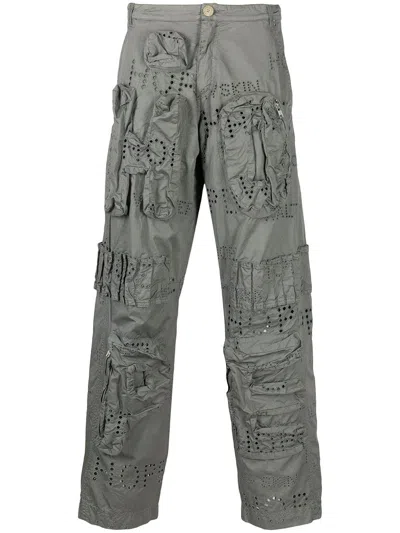 Pre-owned Walter Van Beirendonck 3d Hope Trousers In Grey