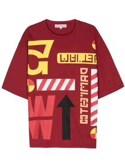 Walter Van Beirendonck 57 T-shirt In Rot