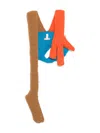 Walter Van Beirendonck Alien Scarf In Brown