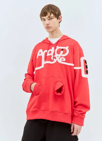 WALTER VAN BEIRENDONCK ANDROID HOODED SWEATSHIRT