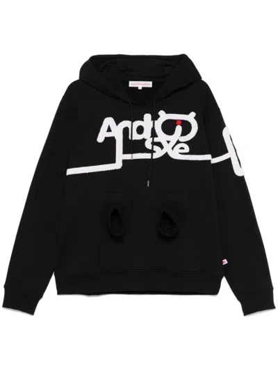 Walter Van Beirendonck Android Hoodie In Black