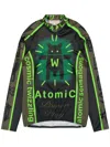 Walter Van Beirendonck Atomic Cycling Top In Black