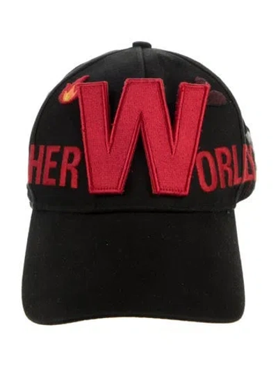Pre-owned Walter Van Beirendonck Baseball Cap In Black