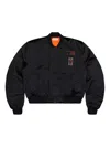 Walter Van Beirendonck Beep Beep Bomber Jacket In Black