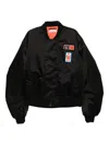 Walter Van Beirendonck Beep Beep Bomber Jacket In Black