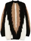 Walter Van Beirendonck Big Foot Jumper In Brown