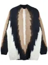 Walter Van Beirendonck Big Foot Sweater In Neutrals
