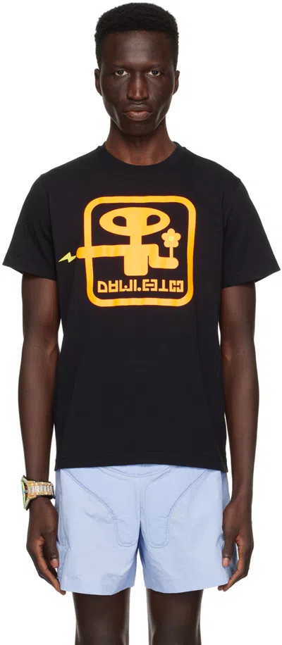 WALTER VAN BEIRENDONCK BLACK DAWLEETOO T-SHIRT