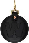 Walter Van Beirendonck Black Embossed Keychain In Col. I Black