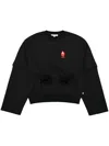 Walter Van Beirendonck Black Hole Sweatshirt In Black
