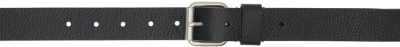 Walter Van Beirendonck Black Short Snake Belt In Col. I Black