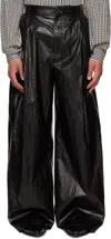 Walter Van Beirendonck Black Sun Trousers In Cc27 Black