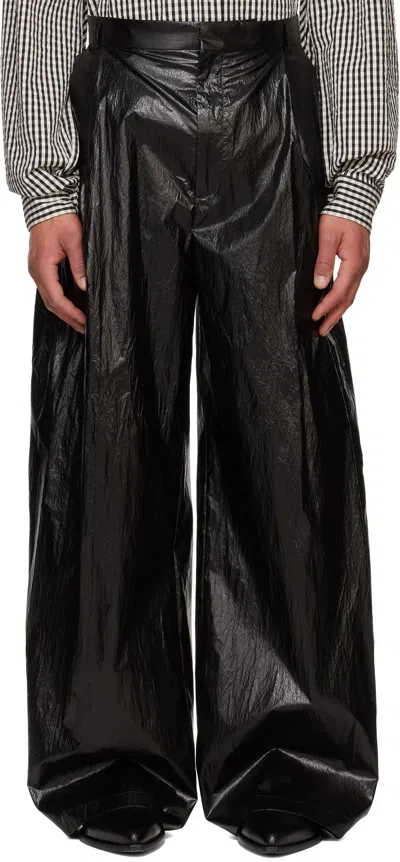 Walter Van Beirendonck Black Sun Trousers In Cc27 Black