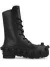 Walter Van Beirendonck Black Boom Boots In Black