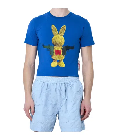 WALTER VAN BEIRENDONCK WALTER VAN BEIRENDONCK BUNNY GRAPHIC T-SHIRT