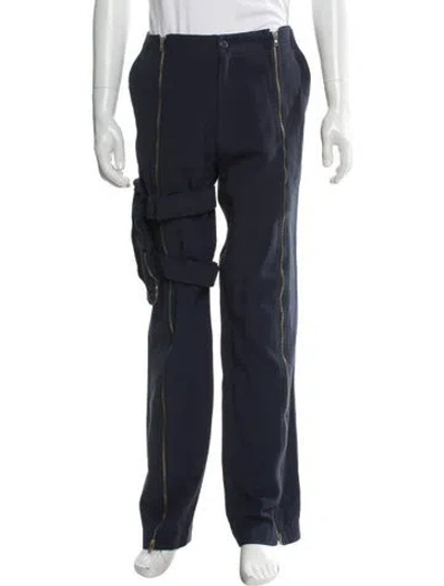 Pre-owned Walter Van Beirendonck Cargo Pants In Blue