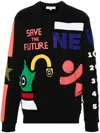 Walter Van Beirendonck Colors By Numbers Sweatshirt In Schwarz