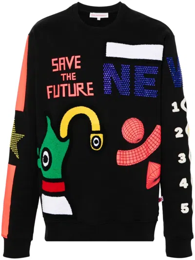 Walter Van Beirendonck Colors By Numbers Sweatshirt In Schwarz