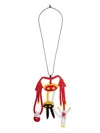 Walter Van Beirendonck Cosmic Dance Jewel Halskette In Rot