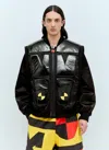 Walter Van Beirendonck Crash Padded Bomber Jacket In Black