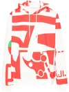 Walter Van Beirendonck Dawleetoo Cotton Hoodie In White