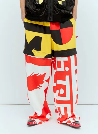 Walter Van Beirendonck Dawleetoo Track Pants In Yellow