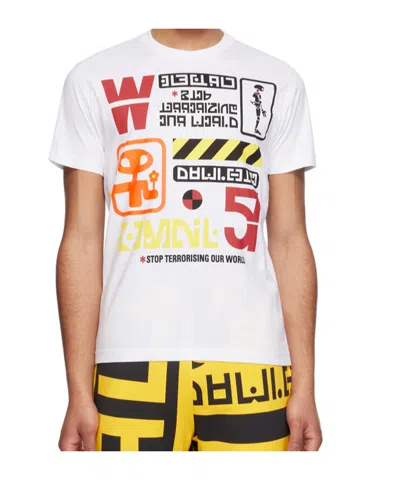 Walter Van Beirendonck White Printed T-shirt In Cc37 White