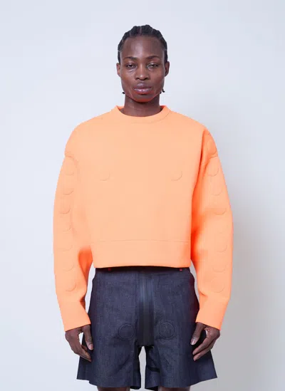 WALTER VAN BEIRENDONCK EMBOSSED KNIT SWEATER