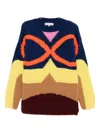 Walter Van Beirendonck Face Jumper In Multi