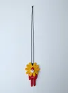 Walter Van Beirendonck Beaded Necklace In Yellow