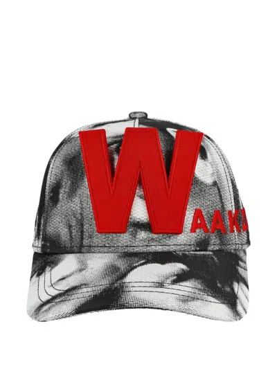 Walter Van Beirendonck Glitch Curved-brim Cap In Multi