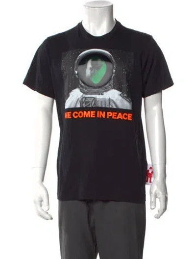 Pre-owned Walter Van Beirendonck Graphic Print Crew Neck T-shirt W/ Tags In Black