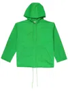 Walter Van Beirendonck Stop Hooded Jacket In Green