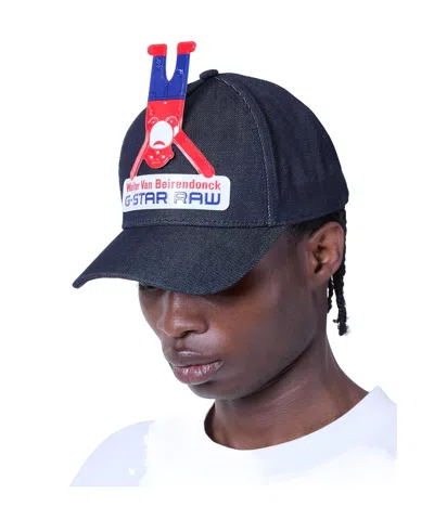 Walter Van Beirendonck Logo Motif Baseball Cap In Black
