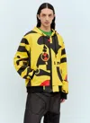 Walter Van Beirendonck Yellow Maxi Zip Hoodie In Yellow