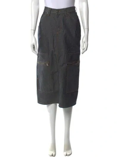 Pre-owned Walter Van Beirendonck Midi Length Skirt In Gray