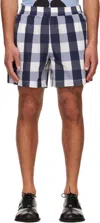 Walter Van Beirendonck Navy Basic Shorts In Cc1 Navy