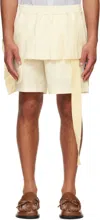 Walter Van Beirendonck Off-white Ringling Shorts In Comb. Ii Offwhite