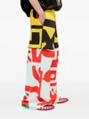 Walter Van Beirendonck Patchwork Panelled Track Pants In Multi