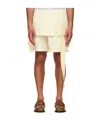 Walter Van Beirendonck Off-white Ringling Shorts In Yellow