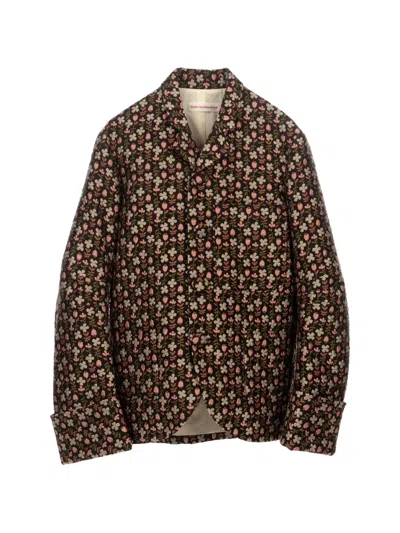 Walter Van Beirendonck Royal Floral-print Blazer In Multi