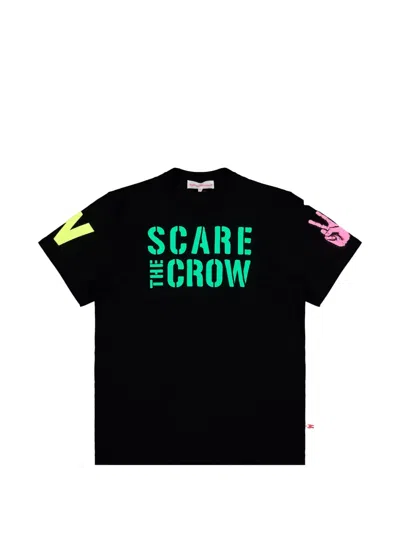 Walter Van Beirendonck Scare The Crow Graphic-print T-shirt In Black