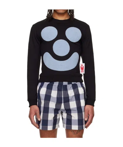 Walter Van Beirendonck Smile Sweatshirt In Black
