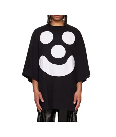 Walter Van Beirendonck Smile T-shirt In Black